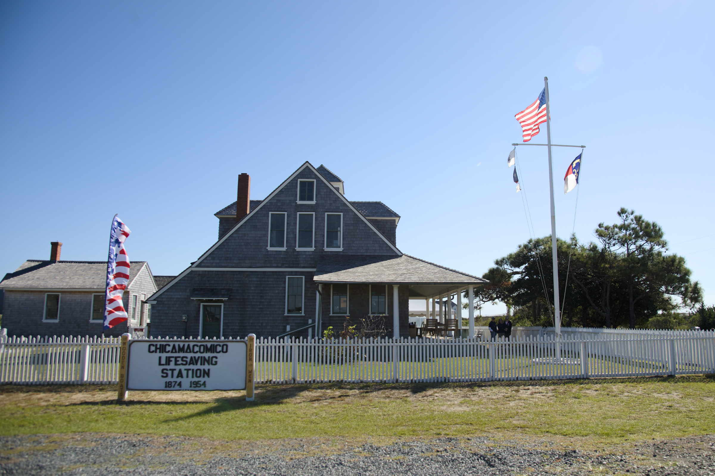 The Chicamacomico station view from NC 12