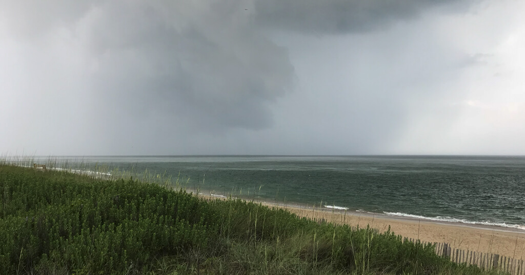 stormy Outer Banks beach