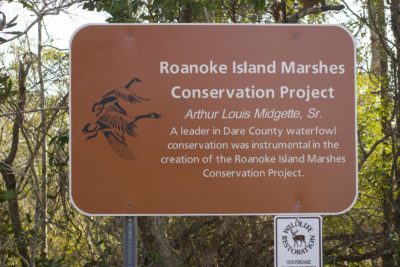 Roanoke Island Marshes Midgett Impoundment Birders Paradise